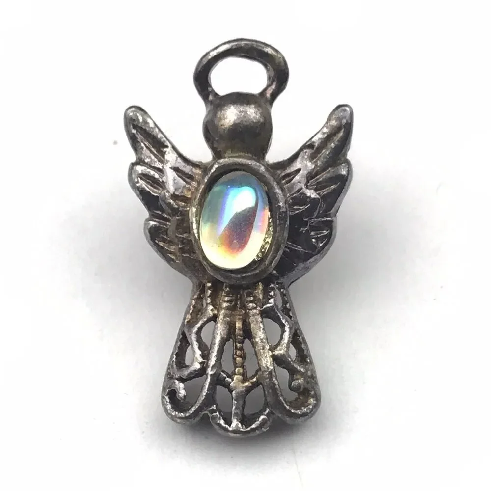 Angel Pin Brooch Vintage Small Christian